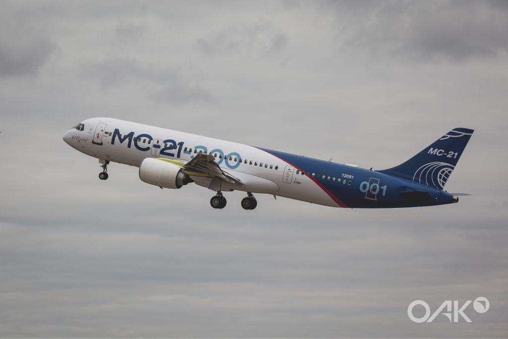 The second MC-21 aircraft flied with PD-14 engines