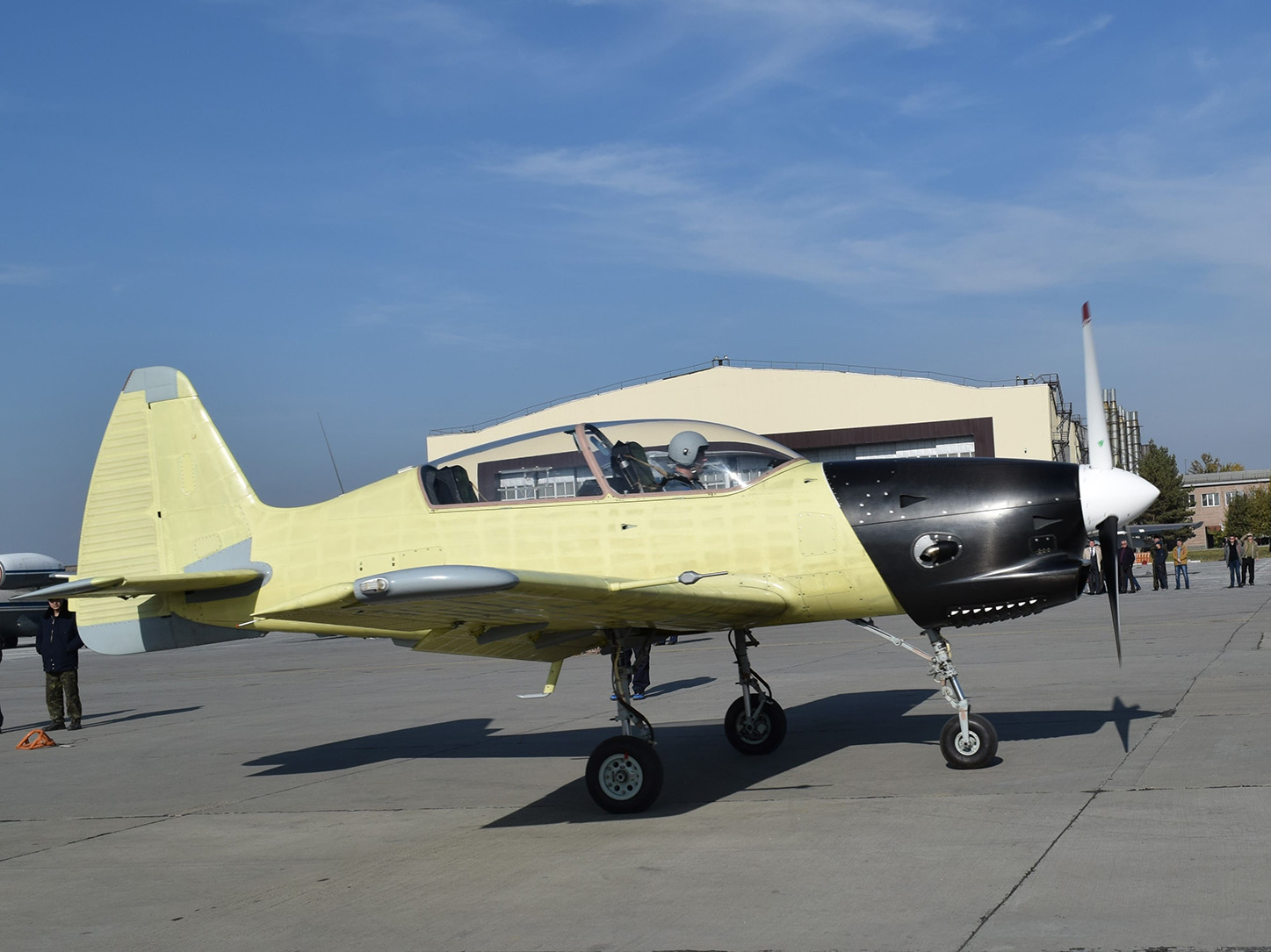 Yak-152 training aircraft has performed its maiden flight