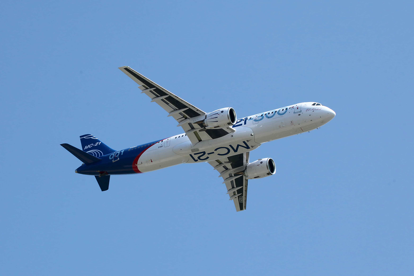 In the fifth test flight MC-21 was in the air over 2 hours