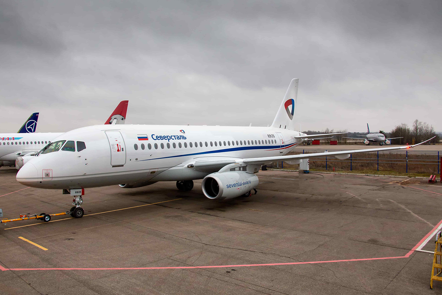 SCAC has obtained Major Change Approval for SSJ100 with horizontal winglets