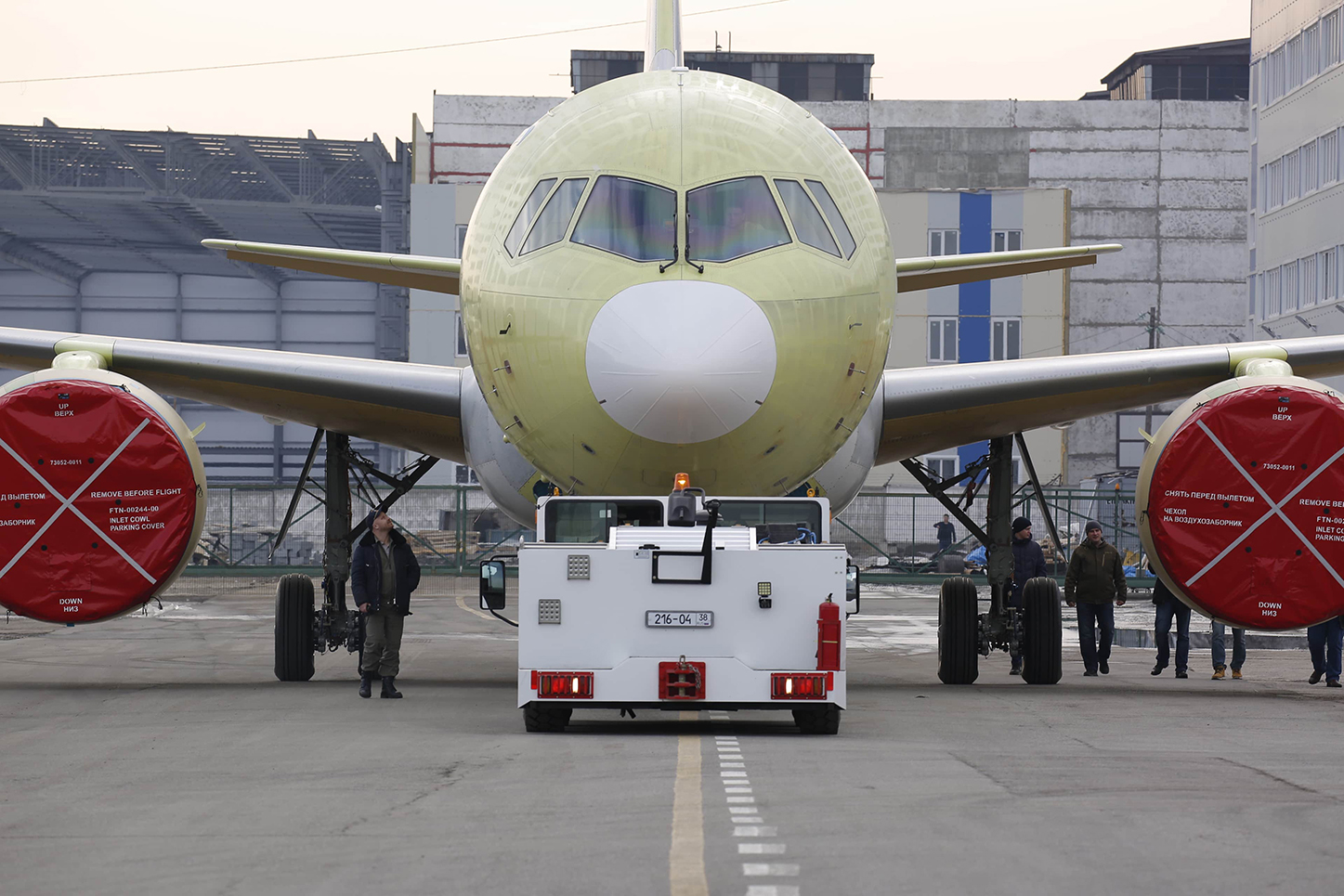 Irkut Corporation completed the construction of the second MC-21-300 aircraft