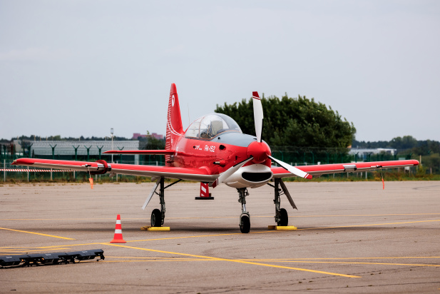 Yak-152 training aircraft in the new livery