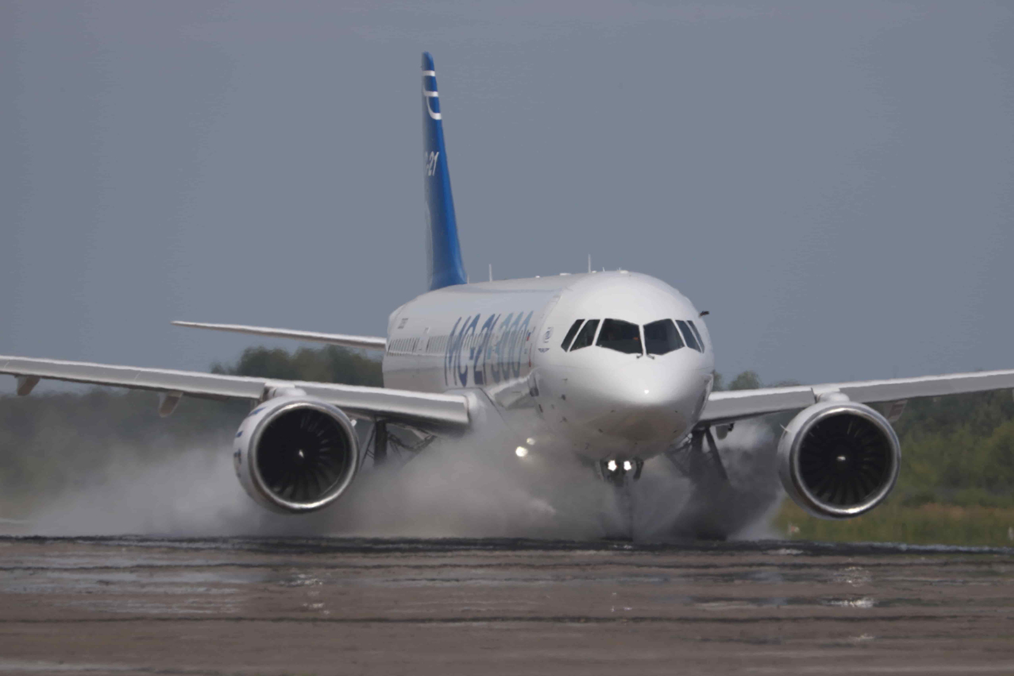 MC-21-300 aircraft engine water protection tests have been started